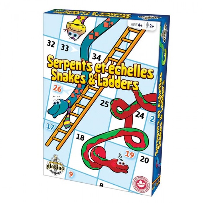 Serpents et échelles (boîte verticale)