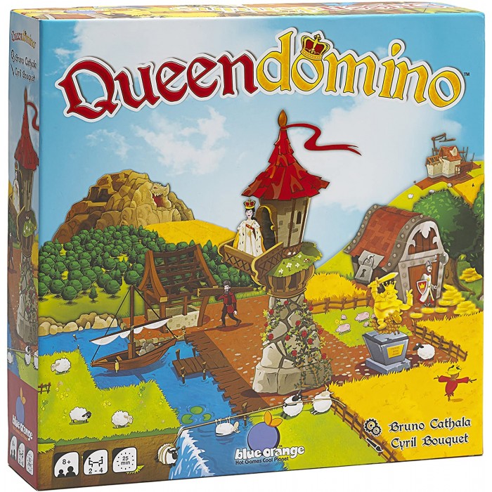 Queendomino est un jeu indépendant et compatible avec Kingdomino pour lui peumettre de le jouer jusqu'à 6 joueurs pour les 8 ans et plus - Franc Jeu Repentigny