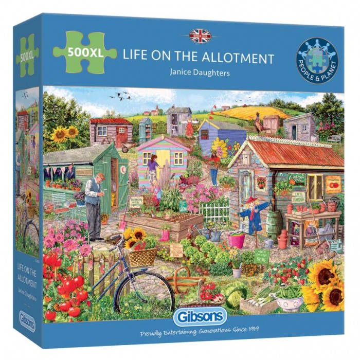 Casse-tête : Life on the Allotment (Janice Daughters) - 500 pcs XXL - Gibsons