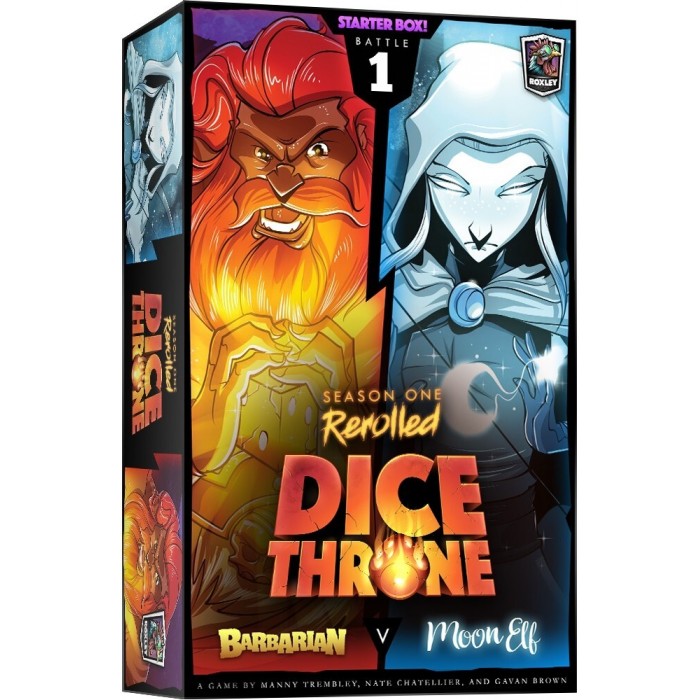 Dice Throne Saison 1 : Combat 1 - Barbare vs Elfe lunaire (Fr)