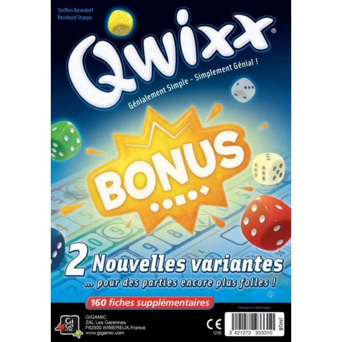 Qwixx: Recharge Bonus (Français)