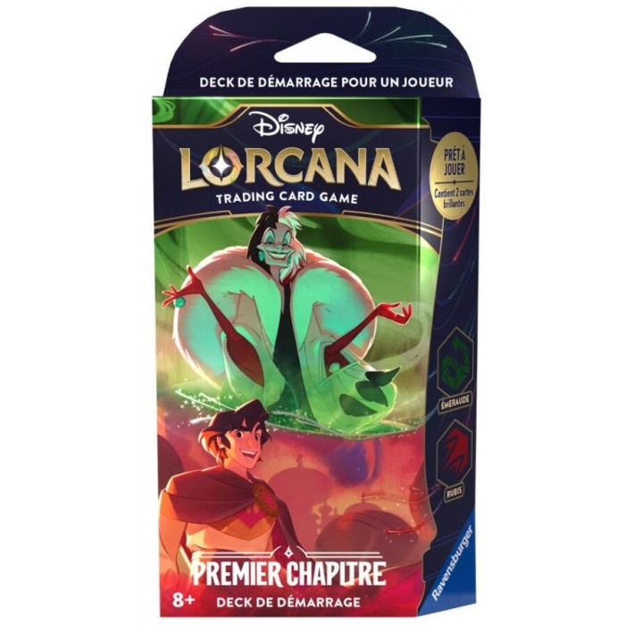 Lorcana - deck de démarrage Cruella / Aladdin (Français)