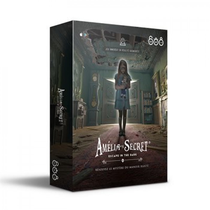 Amelia's Secret est un jeu d'escape et d'horreur pour débutant de 1 à 4 joueurs pour 12 ans et plus - Franc Jeu Repentigny