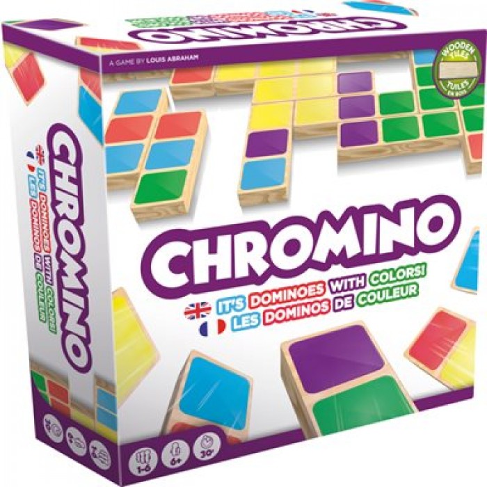 Chromino - version en bois (Multilingue)