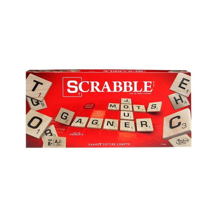 Retrouvez le classique jeu de mots Scrabble (en français) pour les joueurs de 8 ans et + - Franc Jeu Repentigny