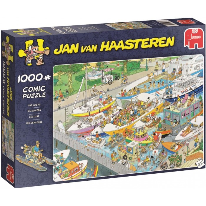 Casse-tête : L'écluse (Jan Van Haasteren) - 1000 pcs - Jumbo