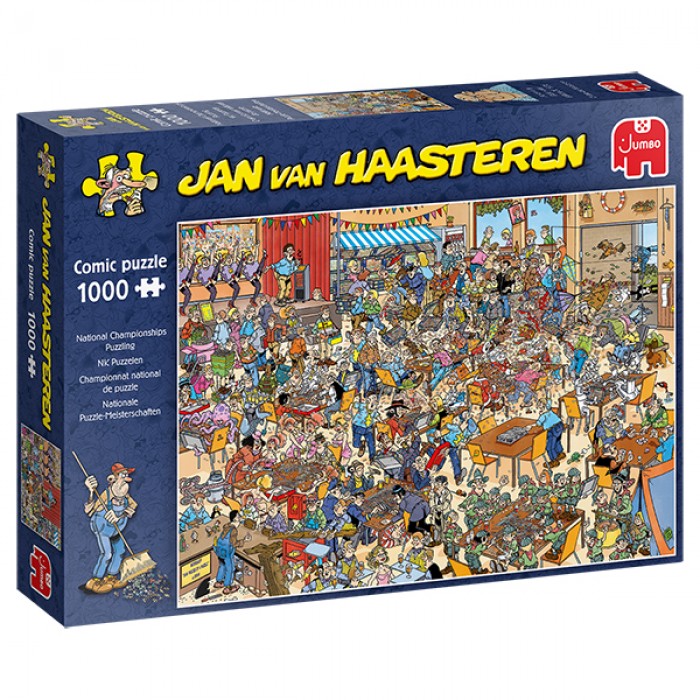 Casse-tête : Championnat national de puzzle (Jan Van Haasteren) - 1000 pcs - Jumbo