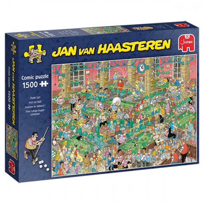 Casse-tête : Jouons au billard! (Jan Van Haasteren) - 1500 pcs - Jumbo