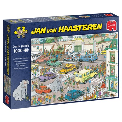 Casse-tête : Jumbo va faire ses courses (Jan Van Haasteren) - 1000 pcs - Jumbo