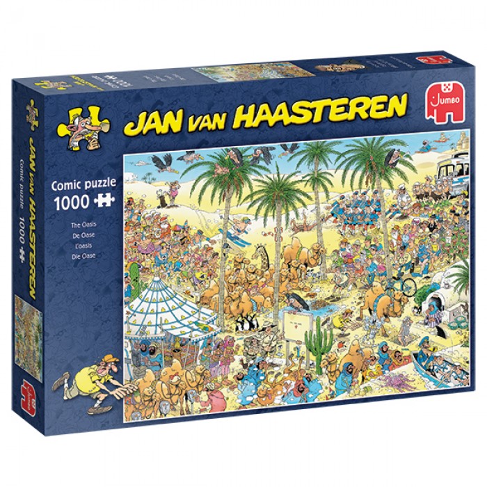 Casse-tête : L'Oasis (Jan Van Haasteren) - 1000 pcs - Jumbo