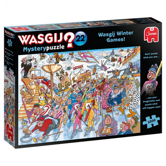 Casse-tête Wasgij? (Collection Mysterty) de 1000 pièces pour adultes:  Jeux d'hiver Wasgij- Franc Jeu Repentigny