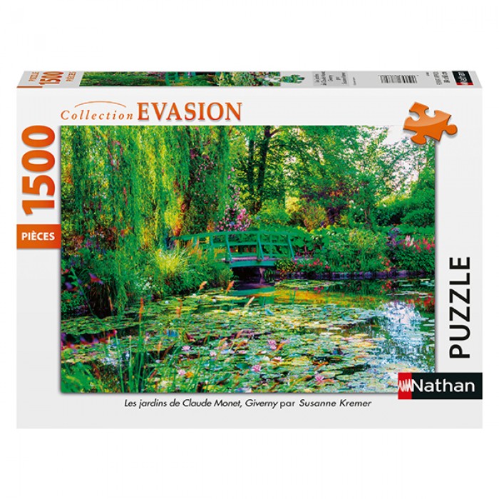 Casse-tête : Les jardins de Claude Monet, Giverny - 1500 pcs - Nathan