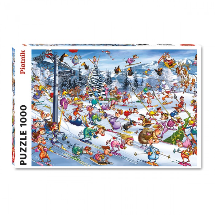 Casse-Tête Piatnik 1000 Pcs : Ski de Noël (F. Ruyer)