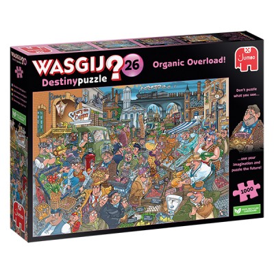 Casse-tête : Wasgij? Destiny #26 :  Excédent biologique!(Organic Overload!) - 1000 pcs - Jumbo