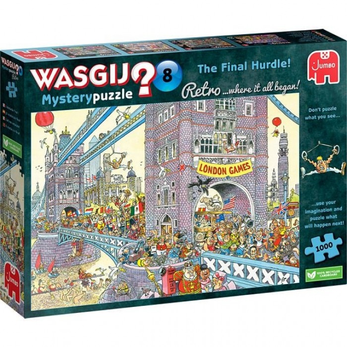Casse-tête : Wasgij? Retro Mystery #8 : The Final Hurdle! - 1000 pcs - Jumbo
