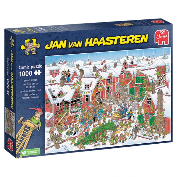 Casse-tête : Le village du Père-Noël (Jan Van Haasteren) - 1000 pcs - Jumbo