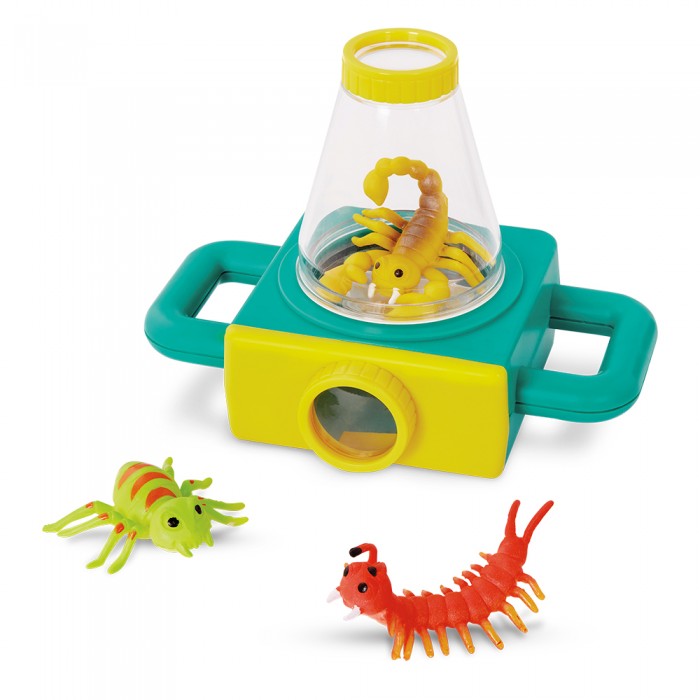 Microscope à insectes 2 faces Itty-Bitty est un jouet de plein air de la compagnie B. Toys pour les enfants de 4 ans et plus - Franc Jeu Repentigny