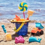 B. Toys : Ensemble de jeu pour la plage - Seau Bleu (Sand Ahoy!)