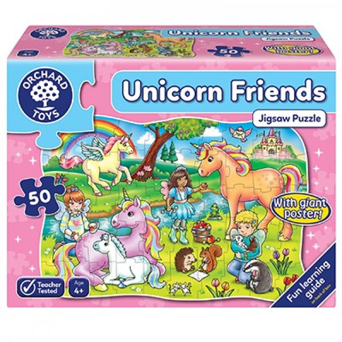 Casse-tête :  Unicorn friends - 50 pcs - Orchard Toys