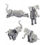Bloco : Animalia - Zèbre, girafe & éléphant