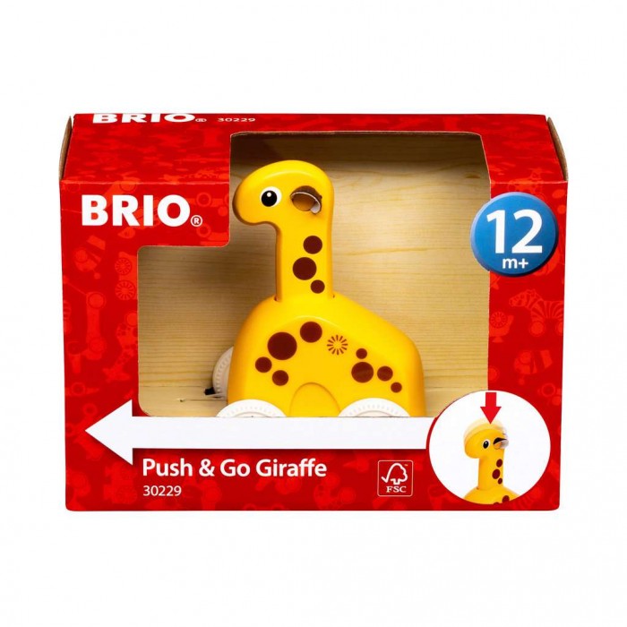 Brio: Girafe Push & Go