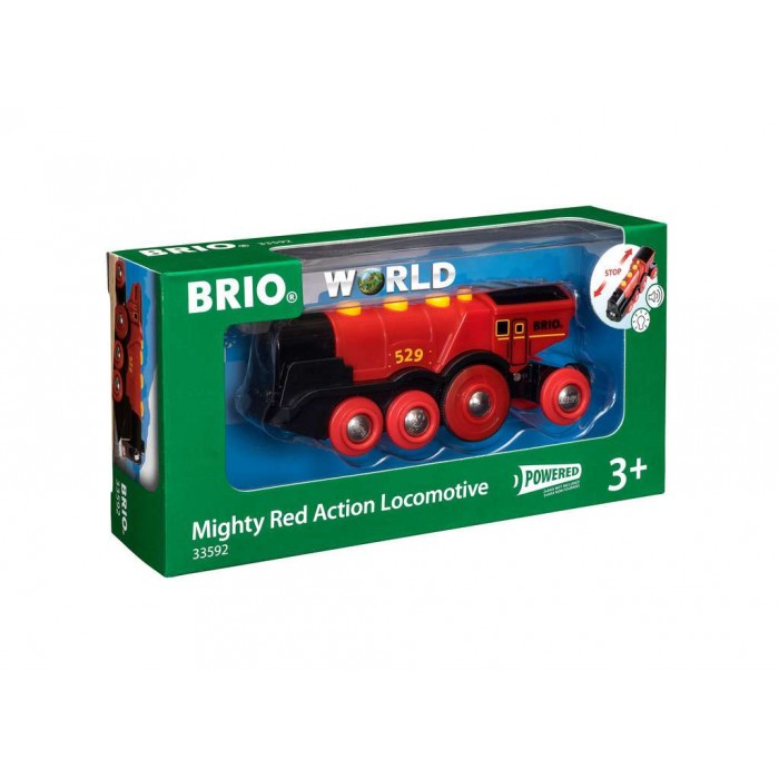Brio World : Locomotive rouge puissante à piles
