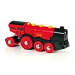 Brio World : Locomotive rouge puissante à piles