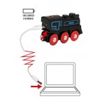 Brio World : Locomotive Rechargeable  avec cable USB 