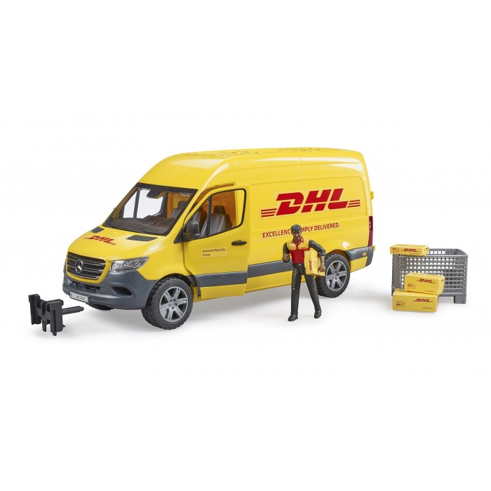 Bruder: Camion de livraison MB Sprinter DHL avec chauffeur