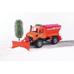 Bruder: Camion chasse-neige (MB-Unimog pour service d'hiver avec lame de chasse-neige)