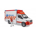 Bruder : Véhicule Ambulance Mercedes Benz Sprinter avec conducteur et module son et lumière