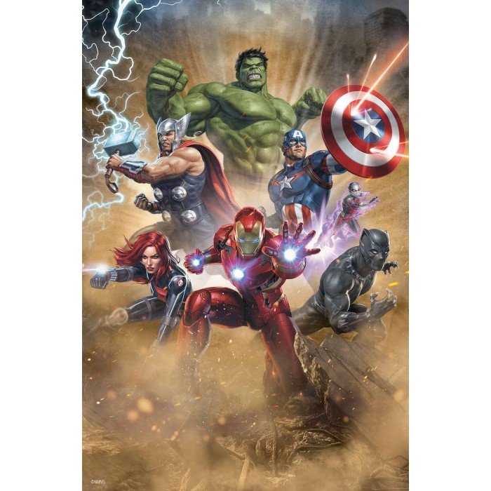 Casse-tête 3D Lenticulaire : Marvel - Avengers - 300 pcs - Prime 3D