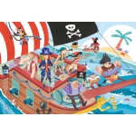 Casse-tête de plancher : Pirates - 24 pcs - Clementoni