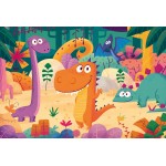 Casse-tête de plancher : Jurassic Friends - 24 pcs - Clementoni