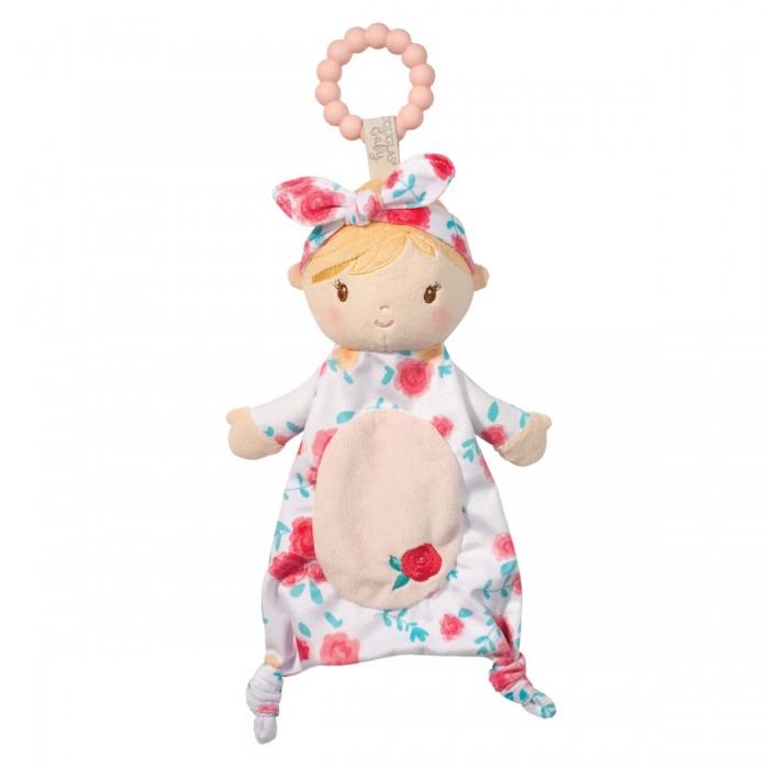 Douglas Baby : Vera - doudou avec anneau de dentition (25 cm)