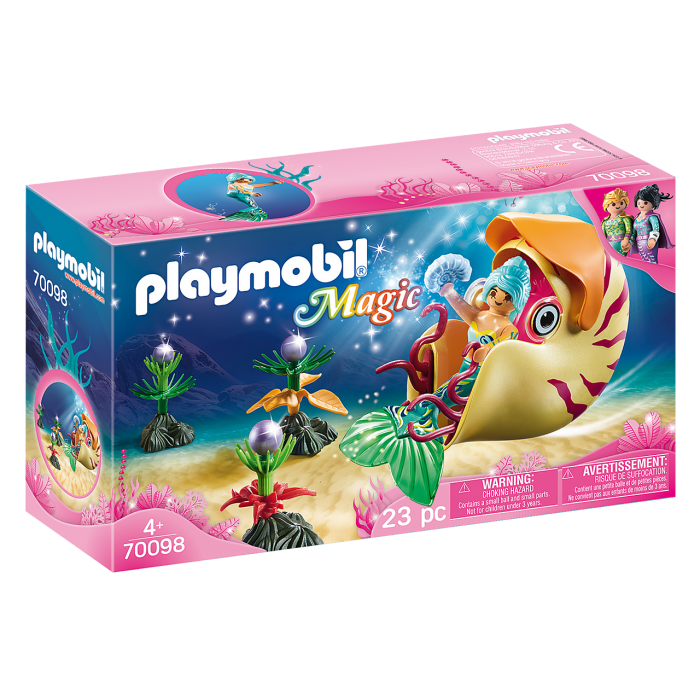 Playmobil : Sirène avec escargot des mers