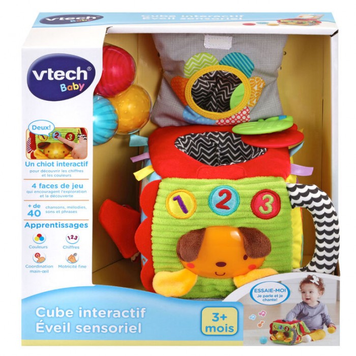 Vtech Baby : Cube interactif éveil sensoriel