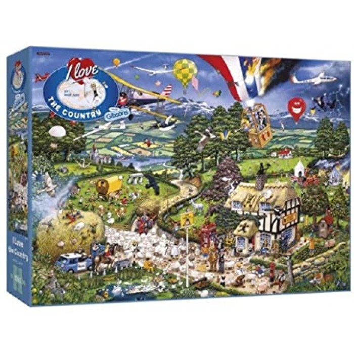 Casse-tête : I Love the Country (M. Jupp) - 1000 pcs - Gibsons