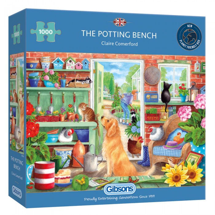 Casse-tête : The Potting Bench (C. Comerford) - 1000 pcs - Gibsons
