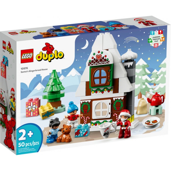 LEGO Duplo : La maison en pain d'épices du Père Noël - 50 pcs 