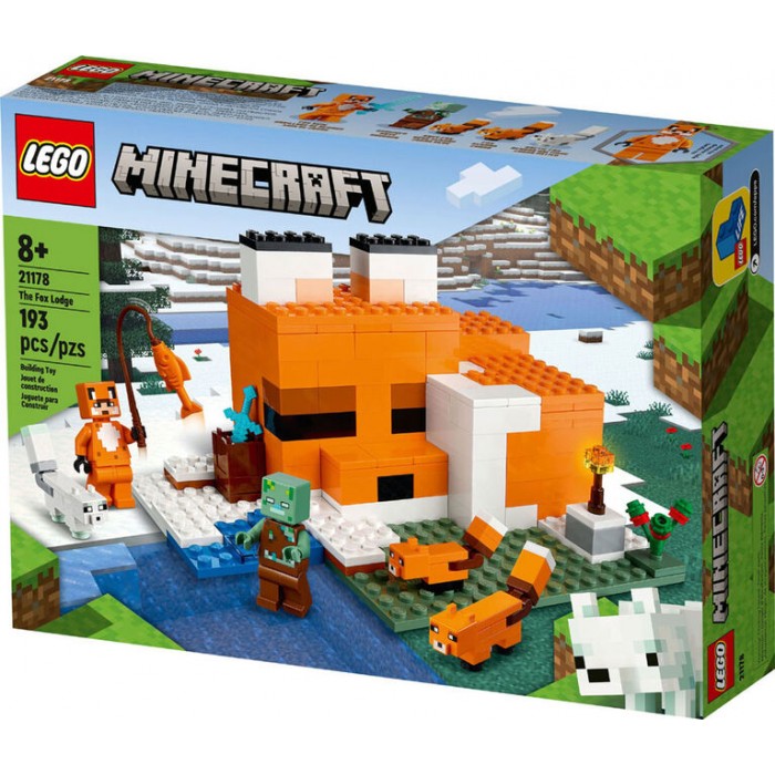 LEGO Minecraft : Le refuge renard - 193 pcs 
