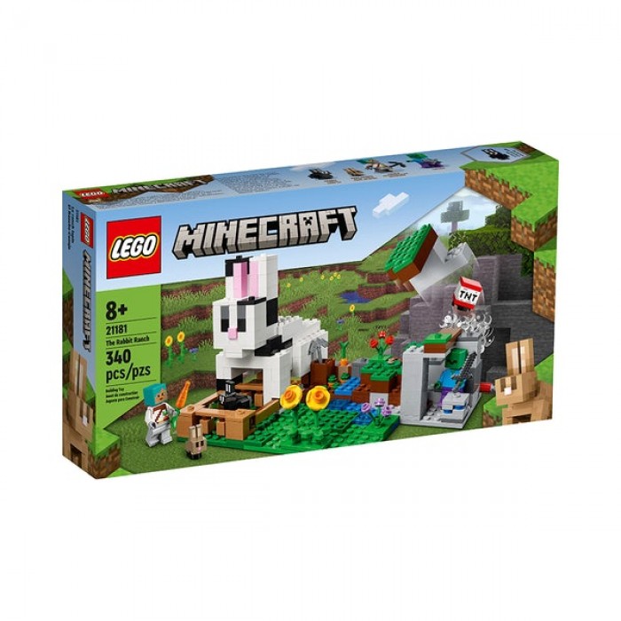 LEGO Minecraft : Le ranch de lapin - 340 pcs