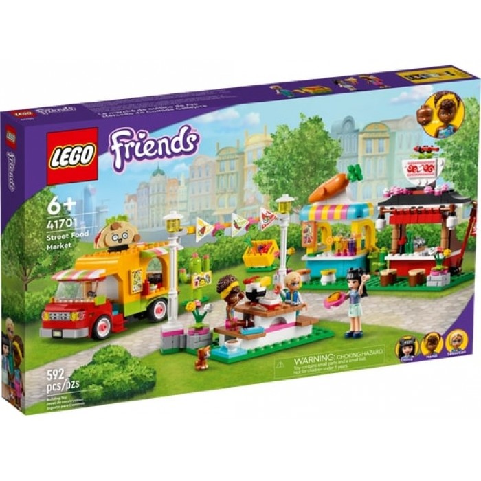 LEGO Friends: Le marché de cuisine de rue - 592 pcs