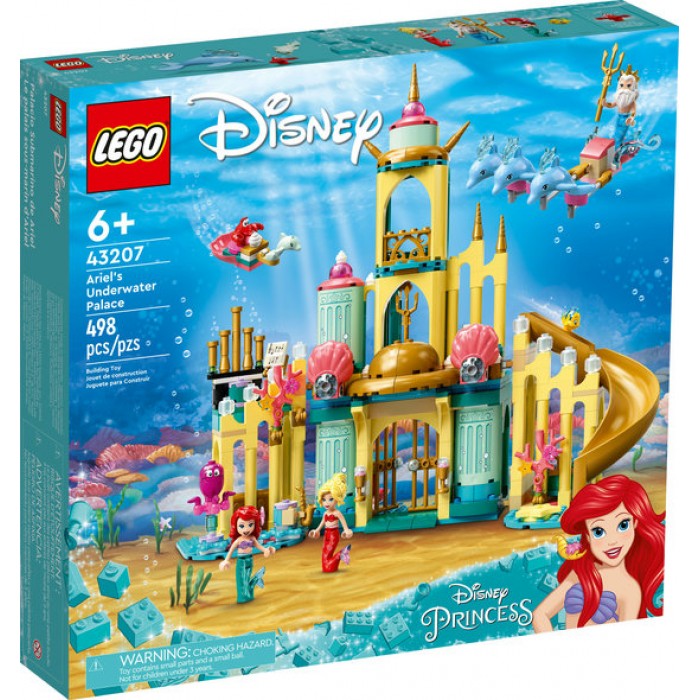 LEGO Disney: Le palais sous-marin d’Ariel - 498 pcs
