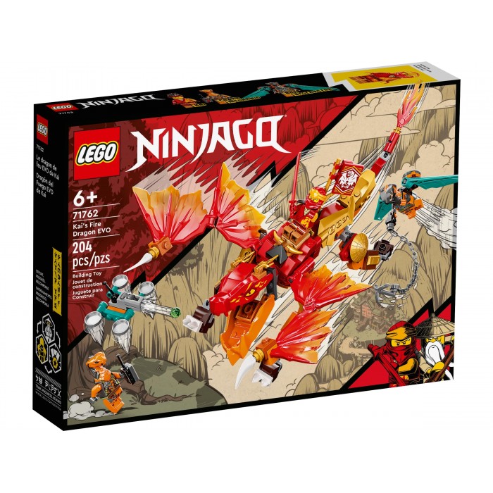 LEGO Ninjago: Le dragon de feu EVO de Kai - 204 pcs