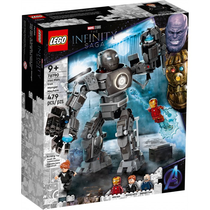LEGO Marvel : Iron Man - La bataille contre Iron Monger - 479 pcs