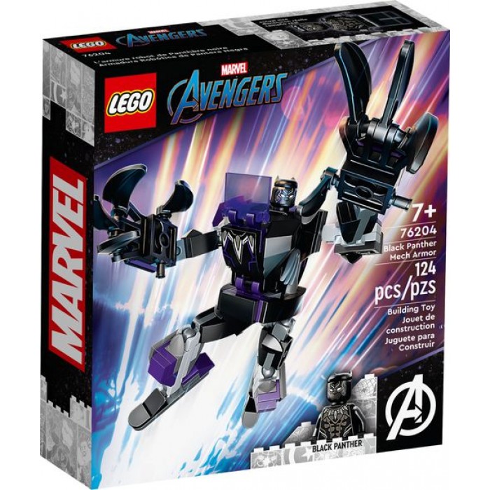 LEGO Marvel : L'Armure robot de Black Panther - 125 pcs 