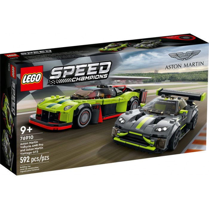 LEGO Speed Champions: Aston Martin Valkyrie AMR Pro et Aston Martin Vantage GT3 - 592 pcs 