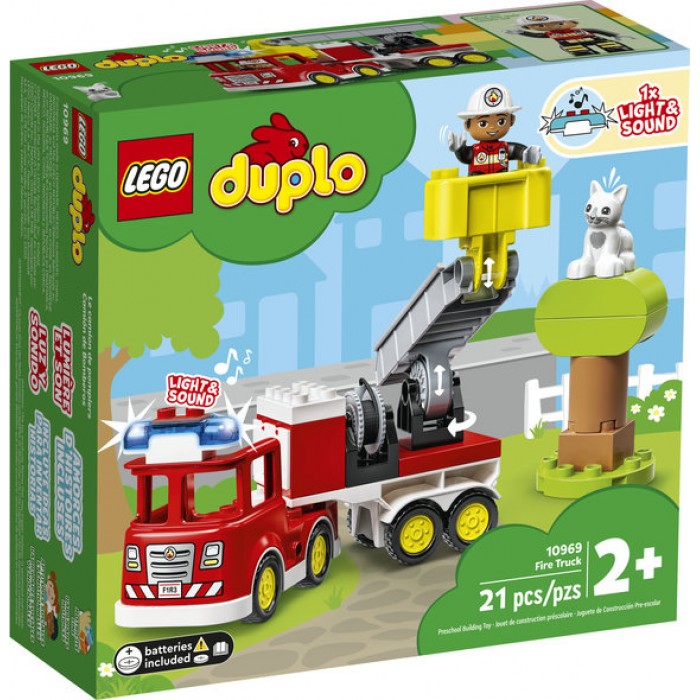 LEGO Duplo : Le camion de pompiers - 21 pcs 