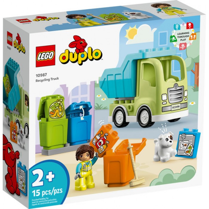 LEGO Duplo : Le camion de recyclage - 15 pcs 